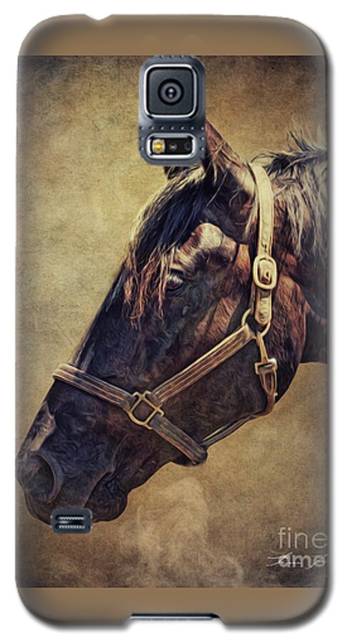 Horse Galaxy S5 Case featuring the digital art Horse 1 by Tim Wemple