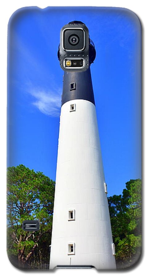 Hunting Island Lighthouse Beaufort Sc Galaxy S5 Case featuring the photograph Hunting Island Lighthouse Beaufort SC by Lisa Wooten