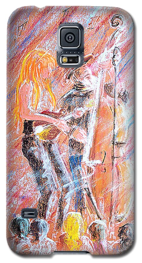 Bluegrass Galaxy S5 Case featuring the painting I Love Bluegrass by Bill Holkham