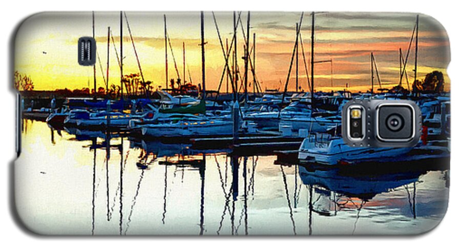 San Diego Galaxy S5 Case featuring the photograph Impressions Of A San Diego Marina by Glenn McCarthy Art and Photography