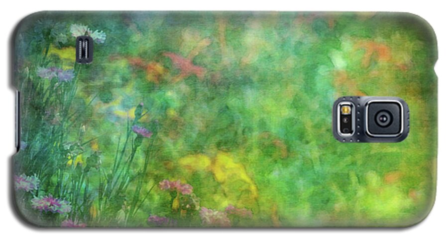 Impressionist Galaxy S5 Case featuring the photograph In The Garden 2296 IDP_2 by Steven Ward