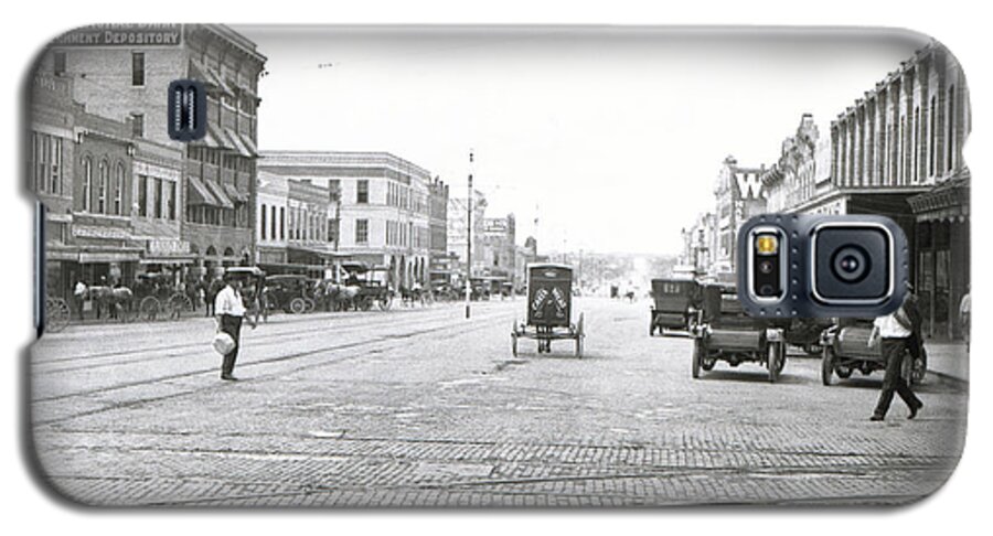 Historic Galaxy S5 Case featuring the photograph In this historic Austin, Texas picture you can see downtown Congress Avenue looking to south Austin by Dan Herron