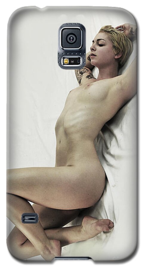 Artistic Photographs Galaxy S5 Case featuring the photograph Inclined nude by Robert WK Clark