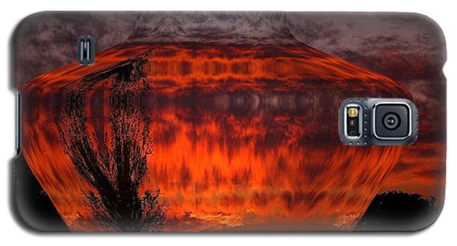 Sunrise Galaxy S5 Case featuring the photograph Indian Summer Sunrise by Joyce Dickens