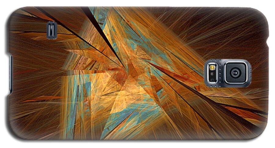 Abstract Galaxy S5 Case featuring the digital art Inlaid by Rein Nomm