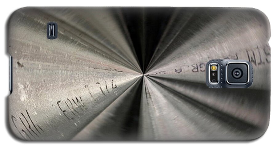 Inside Steel Pipe Galaxy S5 Case featuring the photograph Inside a Steel Pipe by Natalie Dowty
