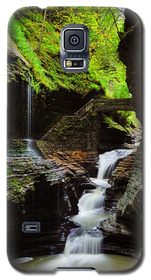Watkins Galaxy S5 Case featuring the photograph Interlude In the Glen by Amanda Jones