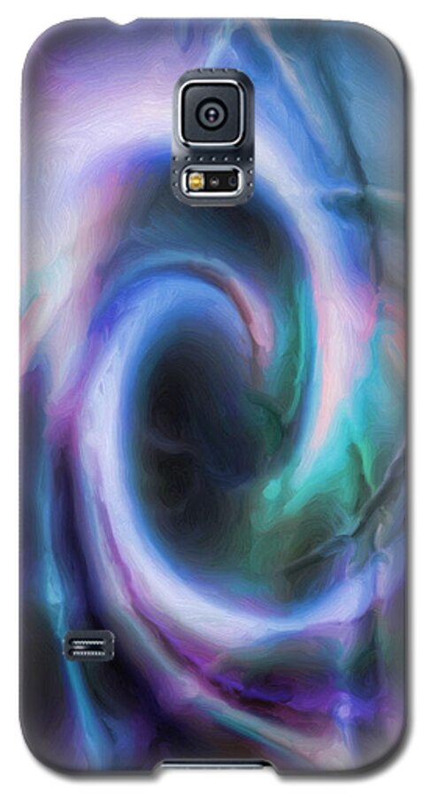 Abstract Galaxy S5 Case featuring the drawing Internal Abstract by Tyler Robbins