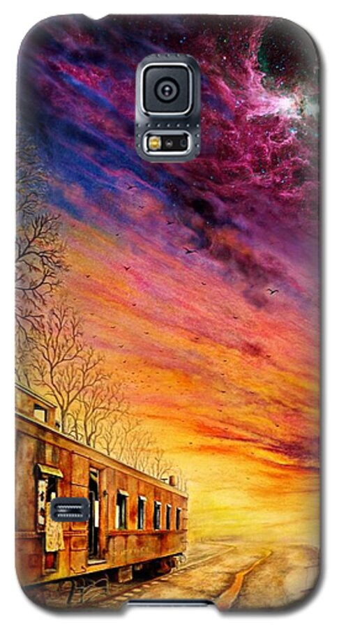 Caboose Galaxy S5 Case featuring the photograph Into the Light by David Neace