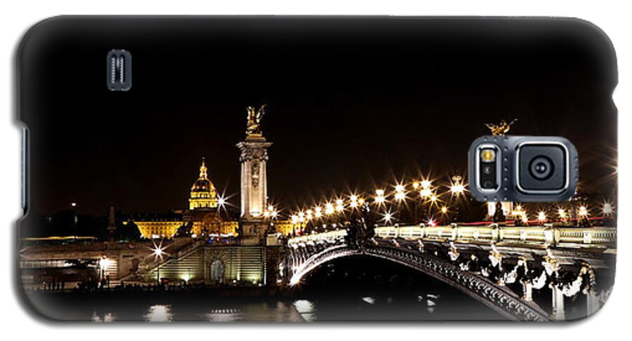 Les Invalides Galaxy S5 Case featuring the photograph Invalides At Night 1 by Andrew Fare