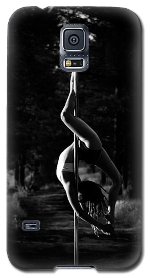 Hailey Galaxy S5 Case featuring the photograph Inverted pole dance in forest by Scott Sawyer