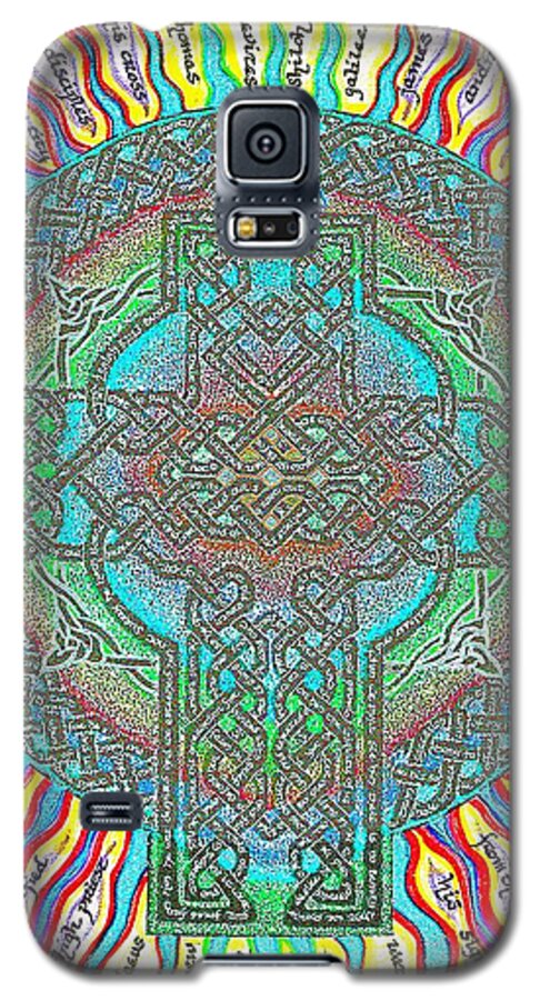 Isaiah Galaxy S5 Case featuring the painting Isaiah Bible code by Hidden Mountain