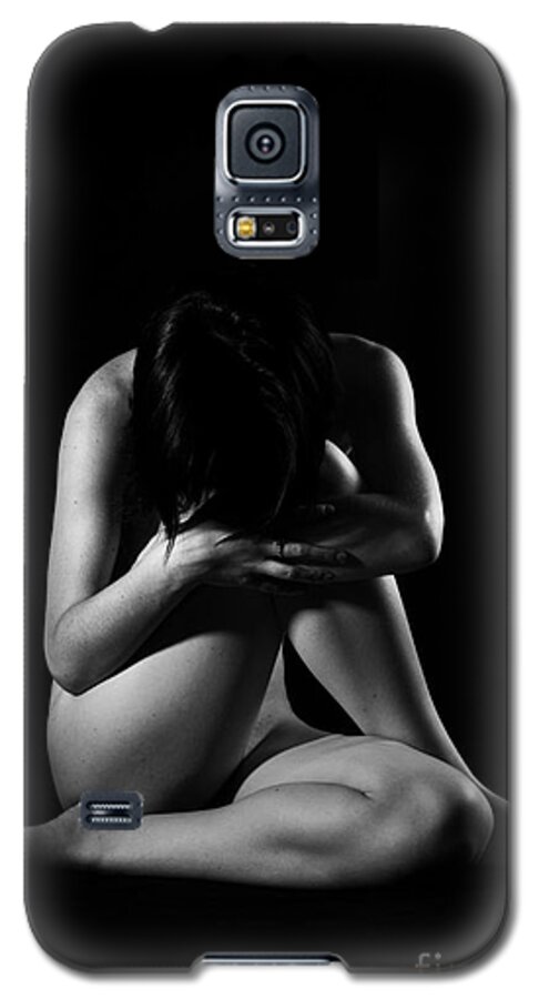 Artistic Galaxy S5 Case featuring the photograph Isolated Girl by Robert WK Clark