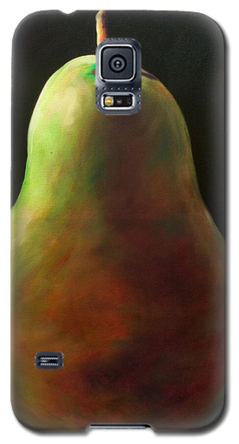 Pear Galaxy S5 Case featuring the painting Jan by Shannon Grissom