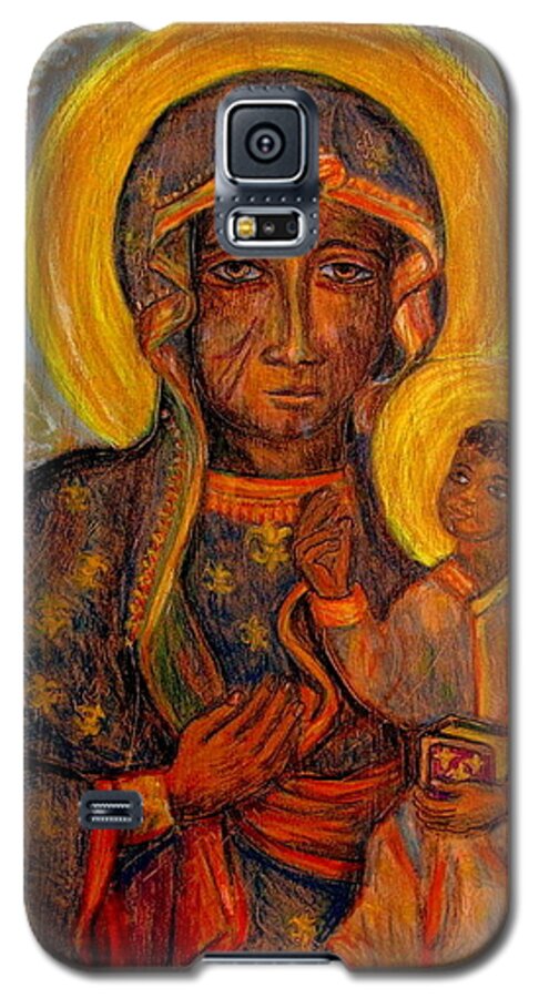 Madonna Galaxy S5 Case featuring the painting Jasna Gora by Sarah Hornsby