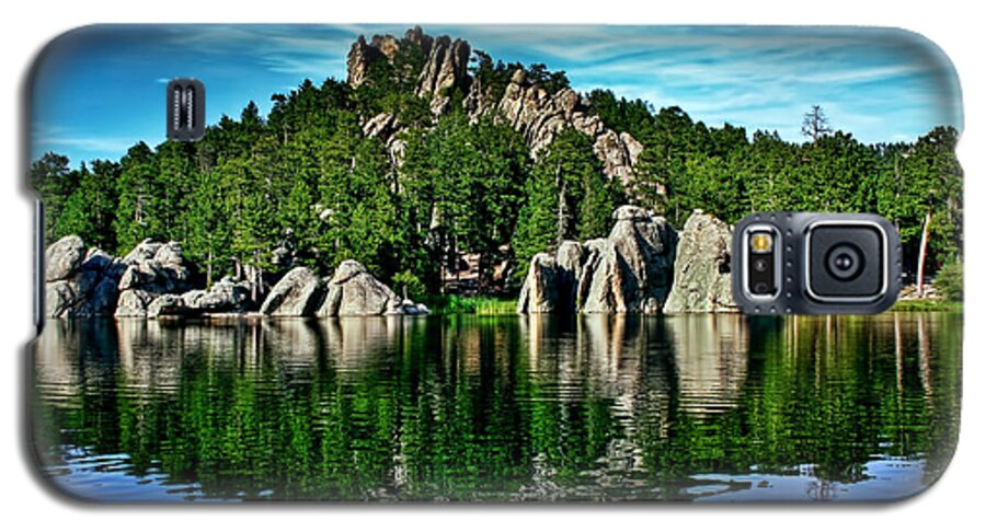 Lake Galaxy S5 Case featuring the photograph Jewel of the Black Hills by Ellen Heaverlo