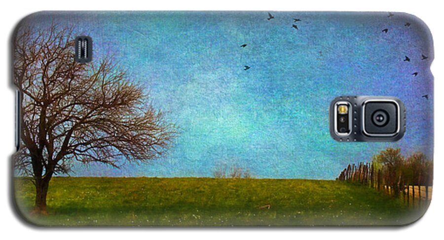 Kansas Galaxy S5 Case featuring the photograph Kansas Early Spring Prairie by Anna Louise