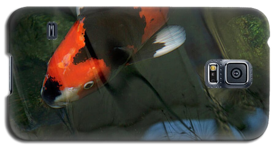Koi Reflection Galaxy S5 Case featuring the photograph Koi Reflection by Natalie Dowty
