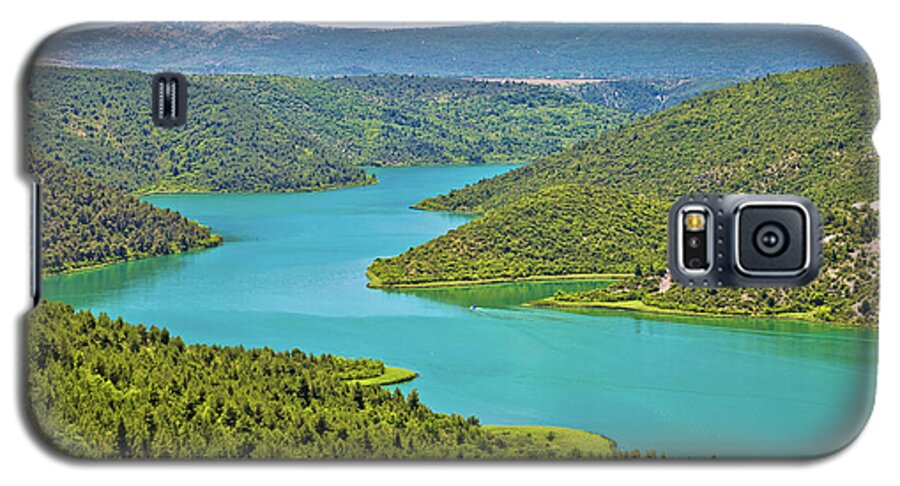 Krka Galaxy S5 Case featuring the photograph Krka river national park view by Brch Photography