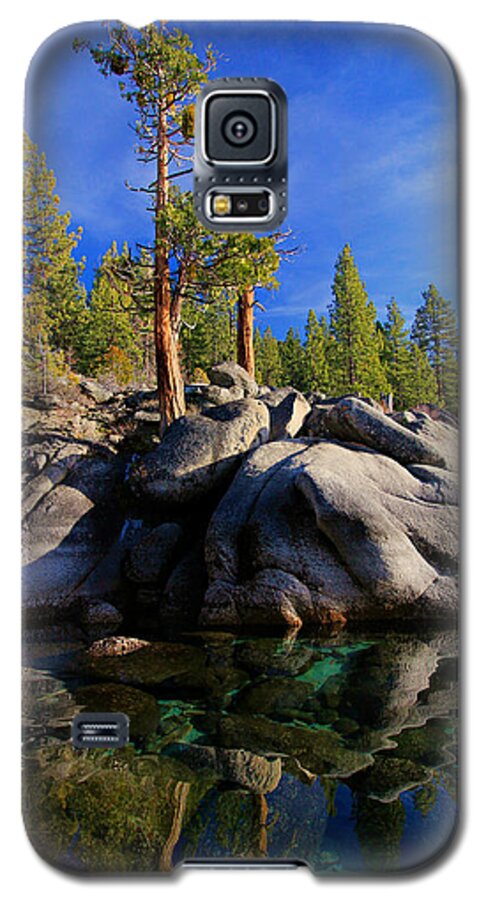 Lake Tahoe Galaxy S5 Case featuring the photograph Lake Tahoe Rocks by Sean Sarsfield