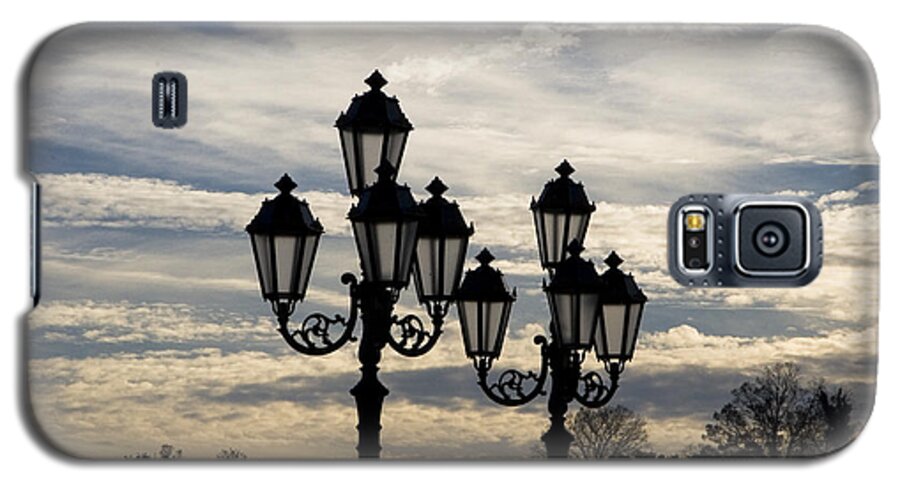 Lamp Galaxy S5 Case featuring the photograph Lampposts by Patricia Montgomery