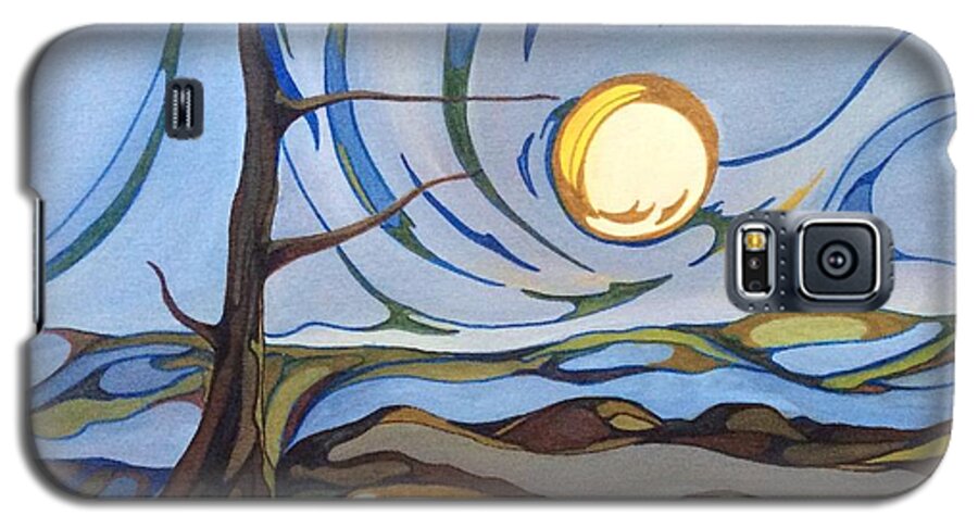 Impressionism Galaxy S5 Case featuring the painting Land of the Midnight Sun by Pat Purdy