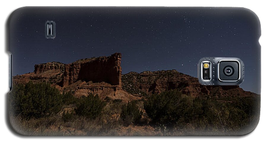 Night Galaxy S5 Case featuring the photograph Landscape in the Moonlight by Melany Sarafis