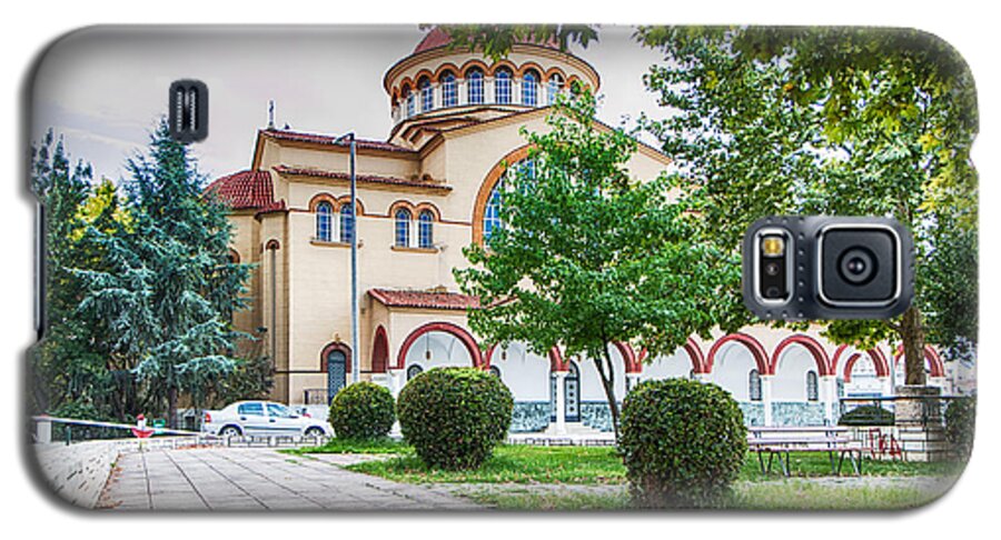 Church Galaxy S5 Case featuring the photograph Larissa old city Church by Jivko Nakev