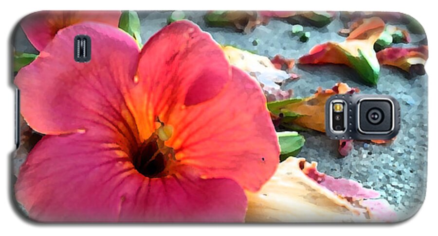 Flowers Galaxy S5 Case featuring the photograph After rain by Wonju Hulse