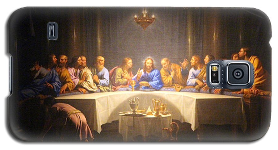Religious Galaxy S5 Case featuring the photograph Last Supper Meeting by Munir Alawi