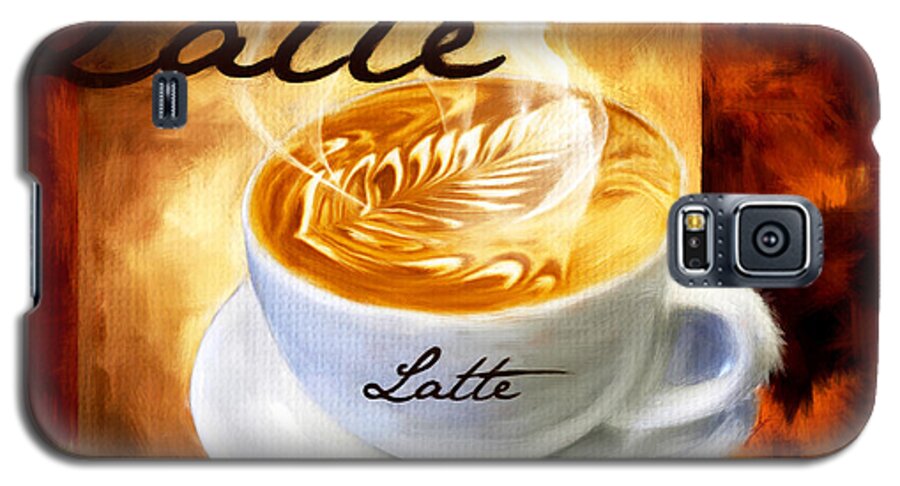 Coffee Galaxy S5 Case featuring the digital art Latte by Lourry Legarde