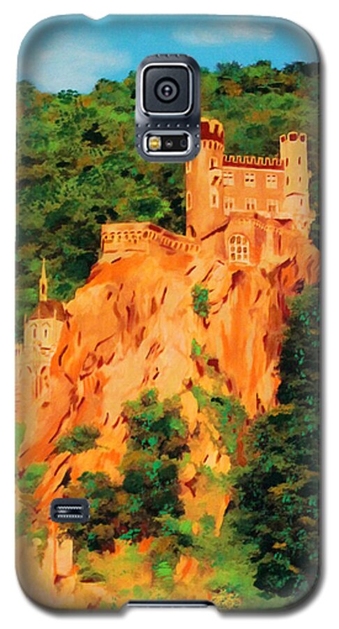 Lichtenstein Galaxy S5 Case featuring the painting Lichtenstein Castle by Deborah Boyd