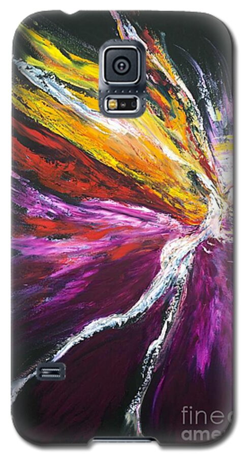 Angel Galaxy S5 Case featuring the painting Light Fairy by Marat Essex