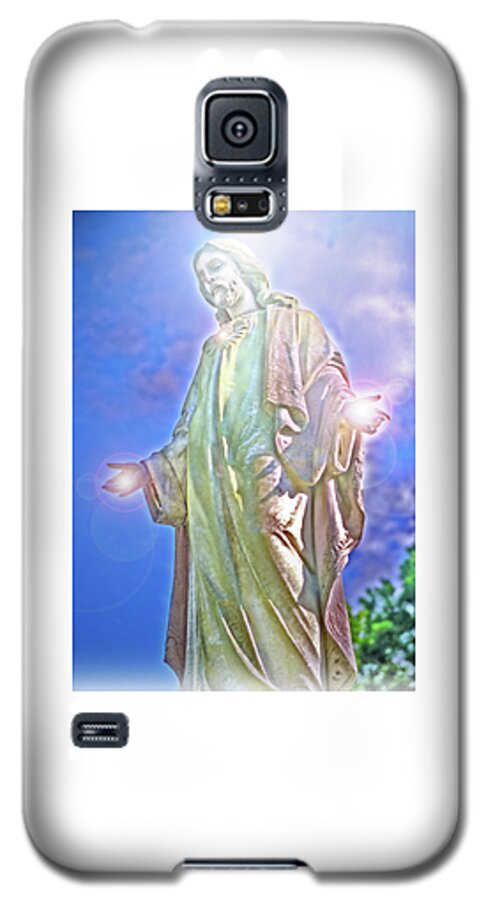 Jesus Galaxy S5 Case featuring the photograph Light of Life by Marie Hicks