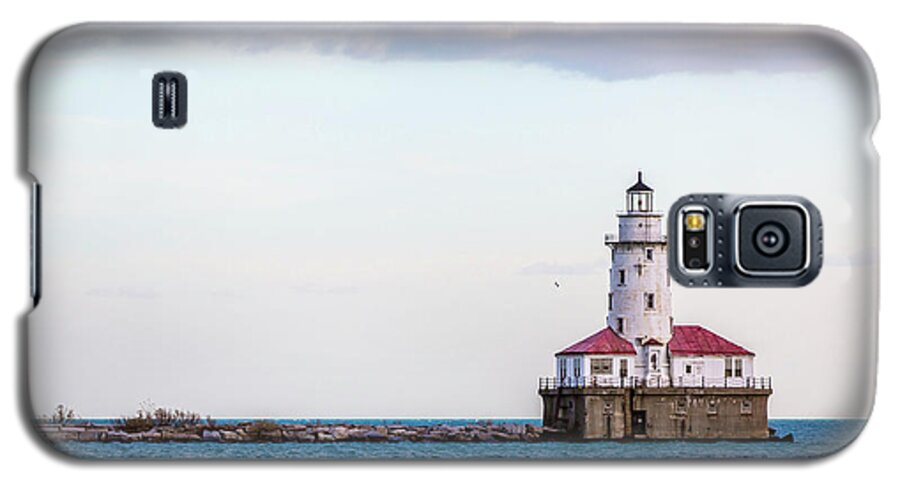 Navy Pier Galaxy S5 Case featuring the photograph Lighthouse at Navy Pier by The Flying Photographer