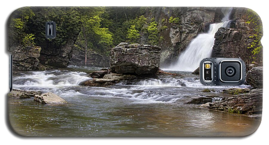 Linville Falls Basin Galaxy S5 Case featuring the photograph Linville Falls Basin by Ken Barrett