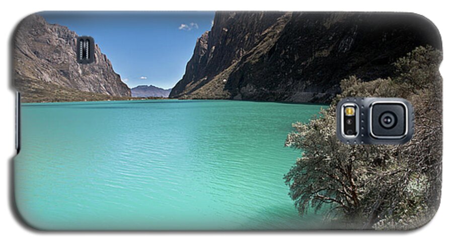Llanganuco Lakes Galaxy S5 Case featuring the photograph Llanganuco Lakes in Cordillera Blanca by Aivar Mikko
