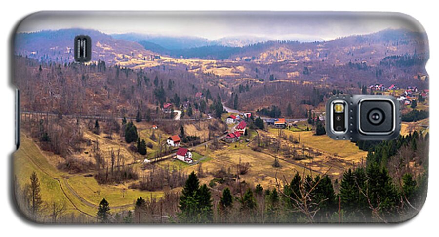 Lokve Galaxy S5 Case featuring the photograph Lokve valley in Gorski Kotar view by Brch Photography