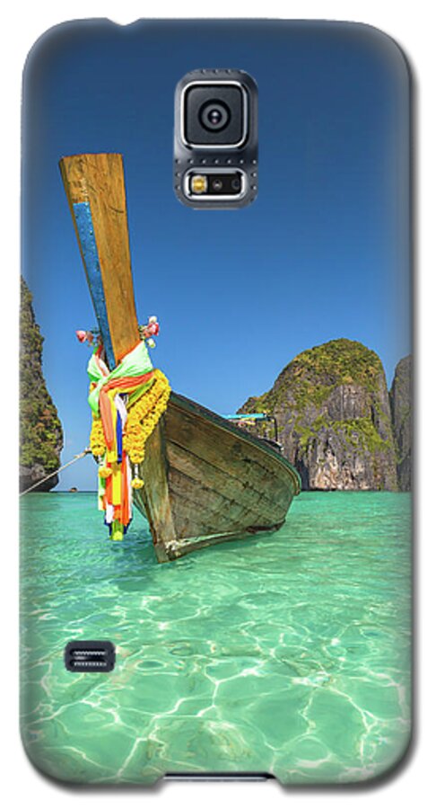 Thailand Galaxy S5 Case featuring the photograph Long tail bot by Benny Marty