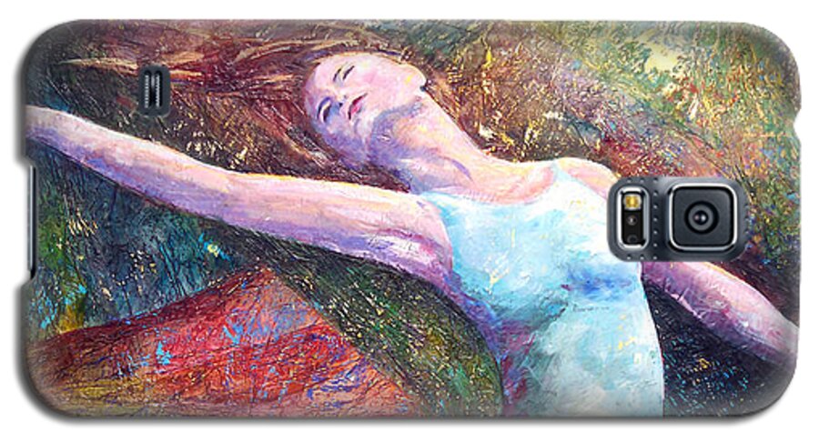 Dance Galaxy S5 Case featuring the painting Lost In Dance by David Maynard