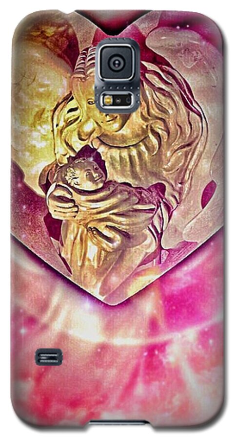 Angel Galaxy S5 Case featuring the photograph Love by Christine Paris