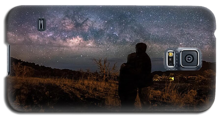 Sky Galaxy S5 Case featuring the photograph LovEing the Universe by Eti Reid