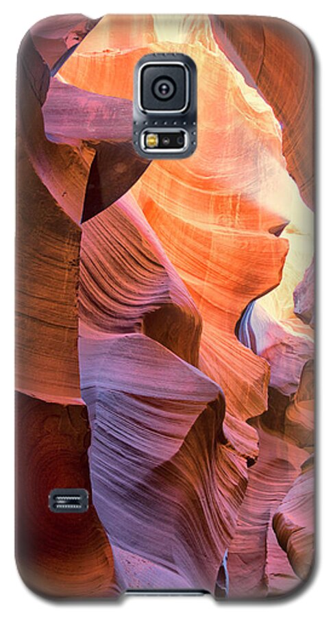 Slot Canyon Galaxy S5 Case featuring the photograph Lower Antelope Canyon View by Nancy Dunivin