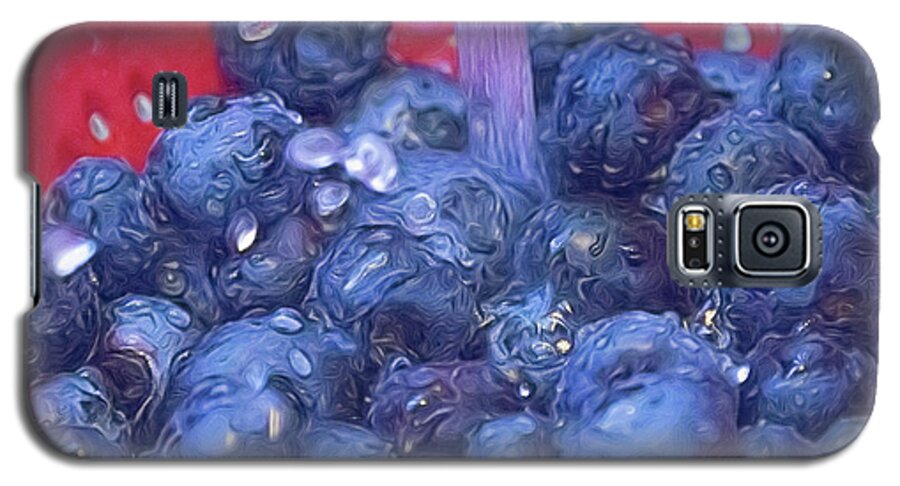 Macro Galaxy S5 Case featuring the photograph Luscious Berries by Natalie Rotman Cote