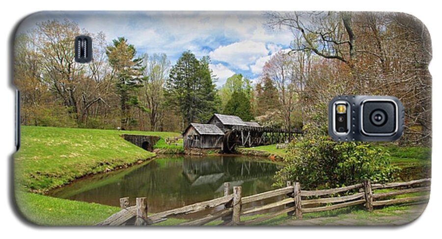 Mabry Mill Galaxy S5 Case featuring the photograph Mabry Mill in the Spring by Chris Berrier