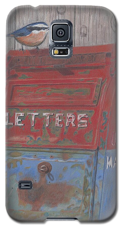 Mailbox Galaxy S5 Case featuring the painting Mail Call by Arlene Crafton