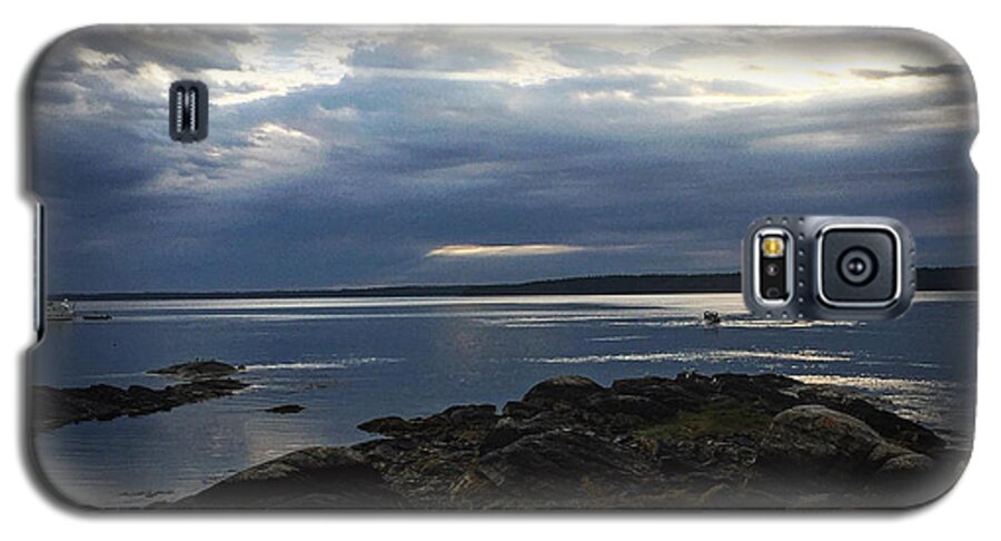Coastal Galaxy S5 Case featuring the photograph Maine Drama by LeeAnn Kendall