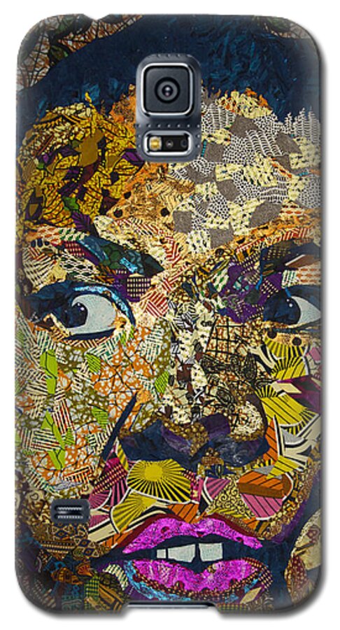Maya Angleou Galaxy S5 Case featuring the tapestry - textile Mama's Watching by Apanaki Temitayo M