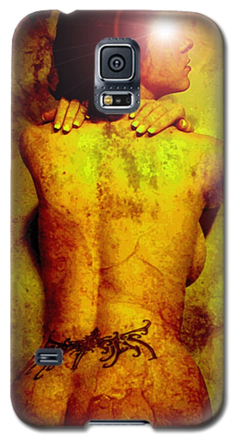 Album Cover Galaxy S5 Case featuring the digital art Marquis - Daemonica Sensualis by Mark Baranowski