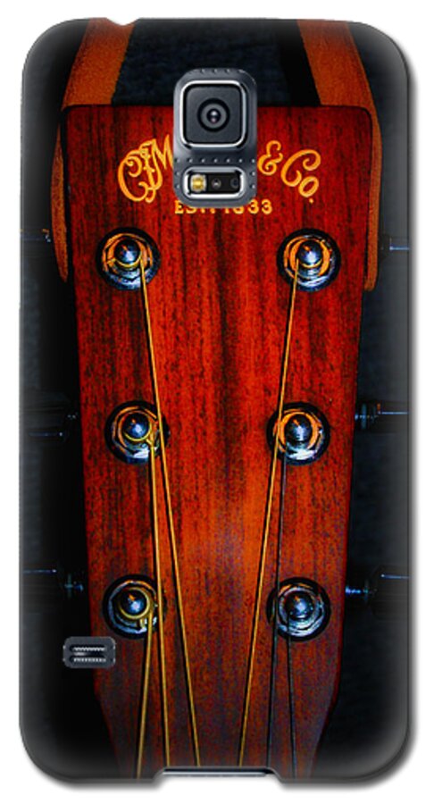 Martin Galaxy S5 Case featuring the photograph Martin and Co. Headstock by Bill Cannon